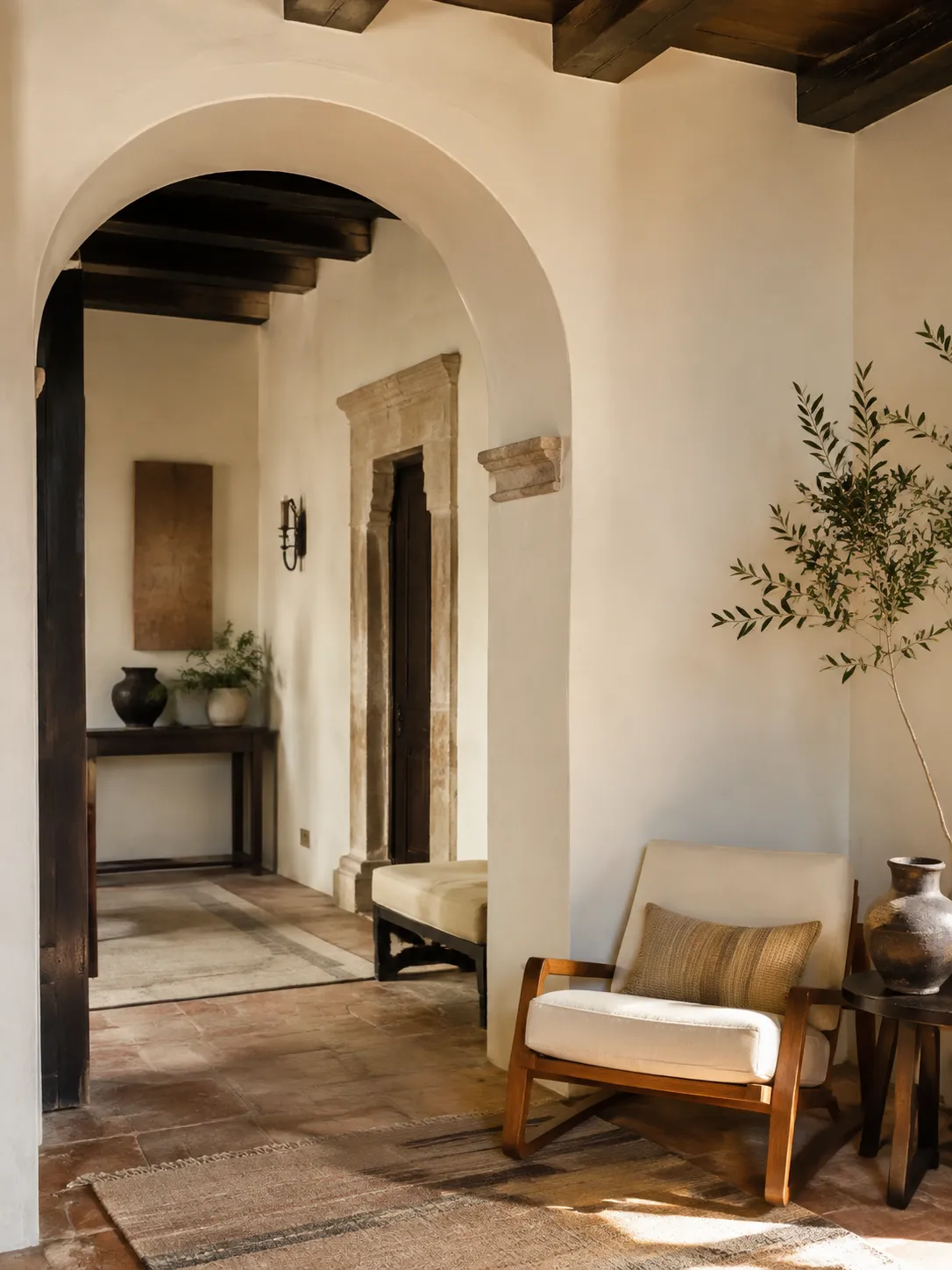 A warm colonial interior in San Miguel de Allende